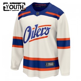 Lasten NHL Edmonton Oilers Pelipaita Custom 2025-26 Fanatics Premium Alternate Valkoinen